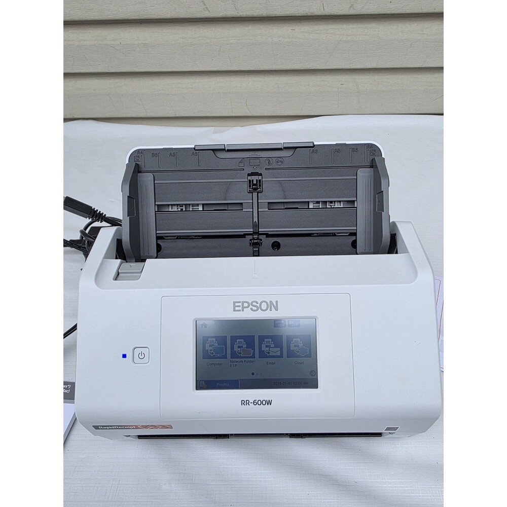 Epson RapidReceipt RR-600W Desktop scanner Tested And Works